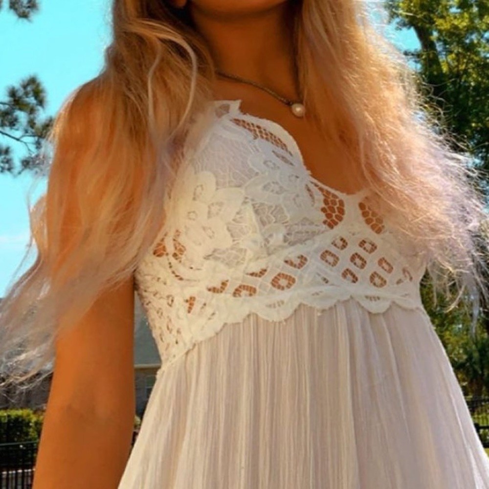 Brand new white free people dress
